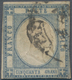 Italien - Altitalienische Staaten: Neapel: 1861, 50 Gr Light Blue Grey Cancelled, The Item Is Down T - Napels