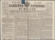 Italien - Altitalienische Staaten: Parma - Zeitungsstempelmarken: 1853, 9 C Black On Blue Single Fra - Parma