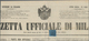Italien - Altitalienische Staaten: Parma - Zeitungsstempelmarken: 1853, 9 C Black On Blue Single Fra - Parma