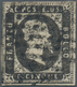 Italien - Altitalienische Staaten: Sardinien: 1851, 5 C Grey-black Tied By Dotted Lozenge Cancel, Th - Sardinien