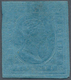 Italien - Altitalienische Staaten: Sardinien: 1853, 20 C Blue Unused With Original Gum, All Sides Fu - Sardinia