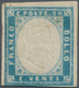 Italien - Altitalienische Staaten: Sardinien: 1855, 20 C Milk-blue Unused With Original Gum, The Sta - Sardinië