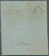 Italien - Altitalienische Staaten: Toscana: 1851, 1 So Yellow On Grey-blue Paper Tied By Red "P.D." - Tuscany