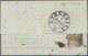Italien - Altitalienische Staaten: Toscana: 1851, 1 Cr Carmine-red And 2 Cr Blue Mixed Franking Tied - Tuscany