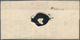 Italien - Altitalienische Staaten: Toscana: 1851, 6 Cr Blue On Blue Tied By Dash Stamp Cancel And Be - Toskana