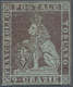 Italien - Altitalienische Staaten: Toscana: 1851, 9 Cr Violet-brown On Blue Paper Mint With Original - Tuscany