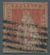 Italien - Altitalienische Staaten: Toscana: 1852, 60 Crazie Scarlatto Su Grigio, 60cr. Scarlet On Gr - Tuscany