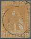 Italien - Altitalienische Staaten: Toscana: 1857, 1 So Yellow Cancelled With Circle Postmark, All Si - Tuscany