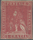 Italien - Altitalienische Staaten: Toscana: 1857, 1 Cr Vivid Red Unused With Parts From Original Gum - Tuscany