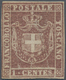 Italien - Altitalienische Staaten: Toscana: 1860, 1 C Brownish-violet Unused With Parts From Origina - Tuscany