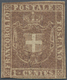 Italien - Altitalienische Staaten: Toscana: 1860, 1 C Brownish-lilac Mint With Parts Of The Original - Tuscany