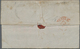 Delcampe - Italien - Altitalienische Staaten: Toscana: 1851, 10 Cr Brown Each Single Franking On Five Folded Le - Toskana