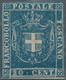 Italien - Altitalienische Staaten: Toscana: 1860, 20 C Blue Unused With NEW GUM, The Stamp Still Has - Tuscany