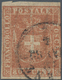Italien - Altitalienische Staaten: Toscana: 1860, 80 C Light Brownish-red Tied By Circle Cancel, The - Tuscany