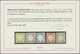 Italien: 1861, PROOF 1/2 Gr Green, 1/2 Gr Brown, 2 Gr Blue, 5 Gr Carmine And 50 Gr Pearl Grey Withou - Marcophilia