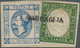 Italien: 1863, 15 C Blue Type II Mixed Franking With SARDINIA 5 C Dark Green Centric Cancelled With - Marcophilia