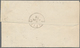 Italien: 1878, Revaluation Overprints On Officials/Vittorio Emanuele, Mixed Franking Cypher 1c. Oliv - Marcophilia