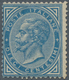 Italien: 1877, 10 C Blue Mint With Original Gum And A Rest Of Hinge, The Stamp Is Well Perforated, C - Marcophilia