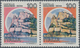 Italien: 1980, 100 L Multicoloured In Horizontal Pair Mint Never Hinged With Very Different Shades, - Marcophilia