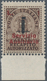 Italien - Gebührenmarken: Briefzustellung: 1944, "1 L" And "Servizio Ausiliario" Red Overprints On 1 - Fiscale Zegels