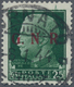 Italien - Militärpostmarken: Nationalgarde: 1944. 25 C Green, Overprinted "G.N.R.", Type III, Cancel - Other & Unclassified
