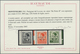 Italienische Besetzung 1941/43 - Montenegro: 1941, Yugoslavia No. 393/95 With Hand Stamp Overprint F - Montenegro