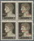 Italien - Lokalausgaben 1944/45 - Mantova: 1945, 1.90 On 10c. Brown, Block Of Four, Left Stamps With - Otros & Sin Clasificación