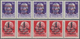 Italien - Lokalausgaben 1944/45 - Torino: 1944, 25 C, 30 C, 50 C And 75 C With Overprint "C.L.N." On - National Liberation Committee (CLN)