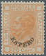 Italienische Post In Der Levante: 1878, Forerunner 20 C Brown-orange Unused With Hinge And Little Or - General Issues