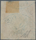 Italienische Post In Der Levante: 1863, Italy 10 C Yellow-brown Tied By Blue One-circle Cancel "ALES - Amtliche Ausgaben