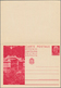 Italien - Ganzsachen: 1932: "Opere Del Regime - Roma", 75 C + 75 C Red Postal Stationery Double Card - Stamped Stationery