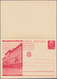 Delcampe - Italien - Ganzsachen: 1932: "Opere Del Regime - Roma", 75 C + 75 C Red Postal Stationery Double Card - Stamped Stationery
