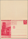 Delcampe - Italien - Ganzsachen: 1932: "Opere Del Regime - Roma", 75 C + 75 C Red Postal Stationery Double Card - Ganzsachen