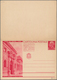 Delcampe - Italien - Ganzsachen: 1932: "Opere Del Regime - Roma", 75 C + 75 C Red Postal Stationery Double Card - Stamped Stationery