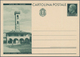 Italien - Ganzsachen: 1933, "OPERE DEL REGIME" (w/o ROMA) 15 C Green Postal Stationery, Large Vignet - Stamped Stationery