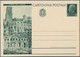 Delcampe - Italien - Ganzsachen: 1933, "OPERE DEL REGIME" (w/o ROMA) 15 C Green Postal Stationery, Large Vignet - Ganzsachen