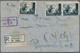 Jugoslawien - Volksrepubliken 1945: Kroatien: 1945, 10k. On 1k. Greenish Blue, Single Stamp And Pair - Kroatien