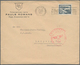 Delcampe - Lettland: 1939/40, One Postcard, One Viewcard And One Letter, All Cancelled By Machine Cancel In Fre - Lettland