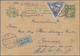 Lettland - Ganzsachen: 1929/30, Two Commercially Used Postal Stationery Cards 6 Santimi Green On Buf - Latvia