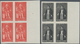 Delcampe - Monaco: 1942, Princes And Princesses Of Monaco Complete Set Of 15 In IMPERFORATE Blocks Of Four From - Unused Stamps