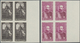 Delcampe - Monaco: 1942, Princes And Princesses Of Monaco Complete Set Of 15 In IMPERFORATE Blocks Of Four From - Unused Stamps