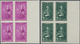 Delcampe - Monaco: 1942, Princes And Princesses Of Monaco Complete Set Of 15 In IMPERFORATE Blocks Of Four From - Unused Stamps