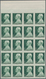 Delcampe - Monaco: 1946, Definitive Issue Prince Louis II. Part Set Of Four In IMPERFORATE Blocks Of Twenty Fro - Unused Stamps