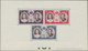 Monaco: 1956, Wedding Of Prince Rainier III. And Grace Kelly Complete Set Of Eight In Two Special Mi - Unused Stamps