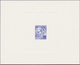 Monaco: 1985, Stamp Centenary Souvenir Sheet, All Four 5fr. Stamps, Set Of Four Sunken Die Proofs On - Unused Stamps