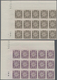 Monaco - Portomarken: 1946/1950, Postage Dues 'ornaments' Complete Set Of 11 In IMPERFORATE Blocks O - Impuesto
