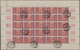Monaco - Portomarken: 1950, Postage Due 'ornaments' 50fr. Red/lilac-rose In A Complete (folded) Shee - Portomarken