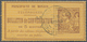 Monaco - Ganzsachen: 1892, Telephone Billet 50c. Brown On Yellow, Fresh Colour And Well Perforated, - Postal Stationery