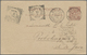 Monaco - Ganzsachen: 1896, 10 C. Brown Canc. "MONACO 27 JUIN 96" To Probolinggo/Java, Netherlands In - Interi Postali