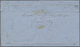 Niederlande: 1867, Willem 15 C. Orange, A Vertical Strip-4 Plus 10 C. Tied Boxed "FRANCO" W. Red "RO - Briefe U. Dokumente
